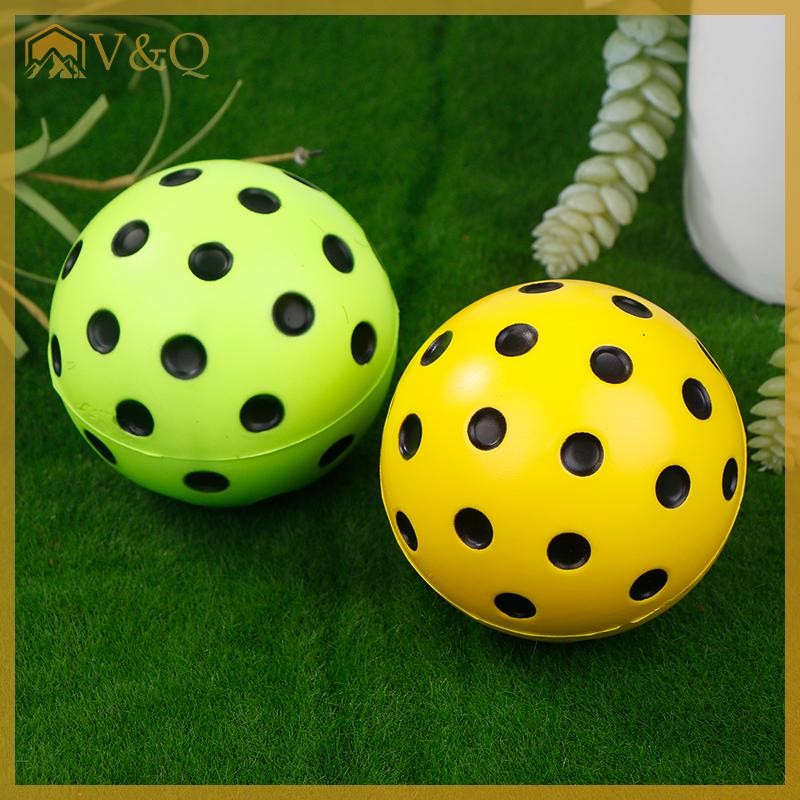 Littleloves1 1 / 3 Bóng Pickleball Trong Nhà 74mm Huấn Luyện Mái Chèo Xốp Pickleball Mềm Im Lặng Cho Cạnh Tranh Và Thực Hành EN