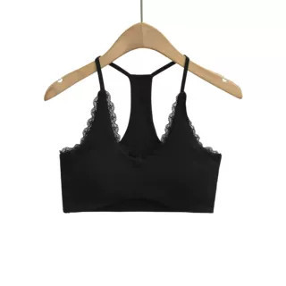 Phong Cách Mới Ren Gợi Cảm Viền Với Miếng Lót Ngực Áo Vest Nữ Ngắn