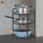 Nồi Và Chảo Sắp Xếp Giải Pháp Bảo Quản Giá Chảo Nồi Đa Tầng Độc Lập Cho Mặt Bàn Tổ Chức Và Bảo Quản