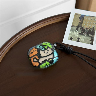 Ốp IMD cho AirPods Pro3 [2025] AirPods Pro2 Pro 4 3 2 1 Apple Tai nghe không dây Vỏ tai nghe Dopamine Mèo hoạt hình
