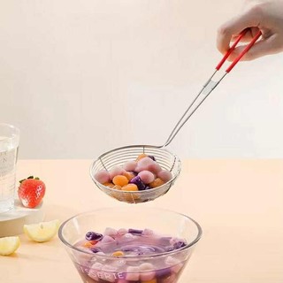 Vợt Lọc Lưới Múc Trân Châu topping,Vợt Lẩu Vớt Đồ Ăn Cán Đỏ