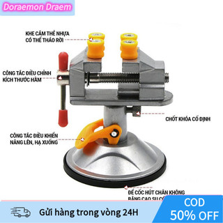 【COD】Ê Tô Nhỏ Để Bàn DIY – Đế Hít Chắc, Xoay 360 Độ, Eto Mini Dùng Cho Chế Tác, Sửa Chữa, Làm Đồ Handmade