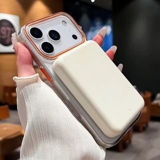 [JLK] Ốp Điện Thoại Từ Tính Siêu Mỏng Cho iPhone 17 16 15 14 13 12 Pro Max Ốp Lưng Cứng Acrylic Chống Sốc Không Khí