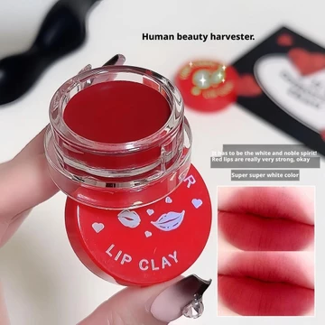Lip Mud Lip And Cheek Dual Use Lipstick Velvet-hazy Lâu trôi Matte Lip Clay