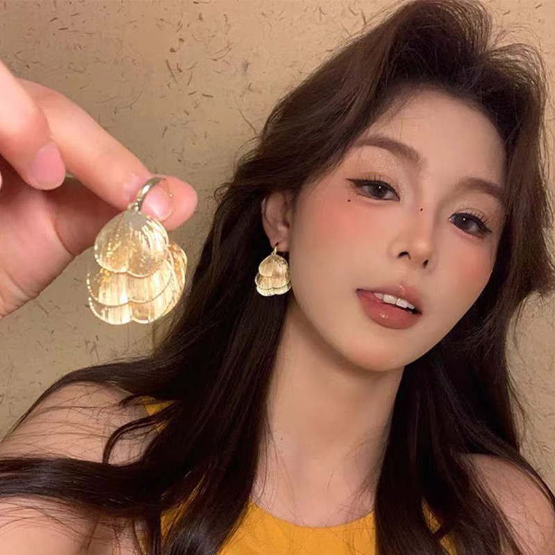 Trang sức phiên bản Hàn Quốc thiết kế cắt cánh bướm tua rua, quà tặng sang trọng cho nữ sinh viên