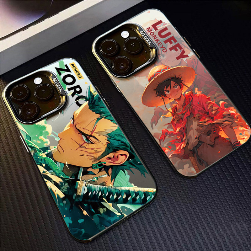 Vỏ Tương Thích Cho Xiaomi Redmi 13 12 13C 4G Redmi Note 13 12 11 Pro Plus 5G Turbo 3 10 Pro 12S 11S Phim Hoạt Hình One Piece Angry Luffy Zoro Matte Bìa Cứng