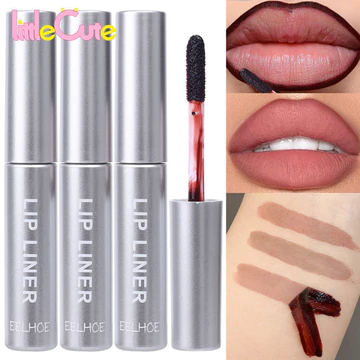 3 Màu Peel Off Lip Liner - Son Tint màu đỏ gợi cảm - Son môi nhung mờ - Mỹ phẩm trang điểm viền môi - Son bóng hình xăm môi - Cốc chống dính - Chống thấm nước lâu trôi