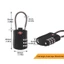 Khóa kết hợp 3 chữ số CPINCP, Khóa mật khẩu hải quan chống trộm đầy màu sắc, Dụng cụ an ninh di động TSA Vali Hành lý Khóa mã hóa Du lịch