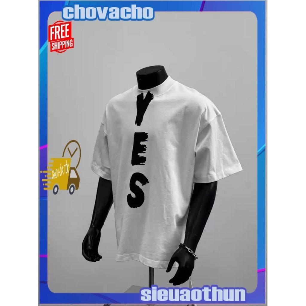 Áo thun Stee Cổ ôm YES Localbrand ICVCVNI Unisex