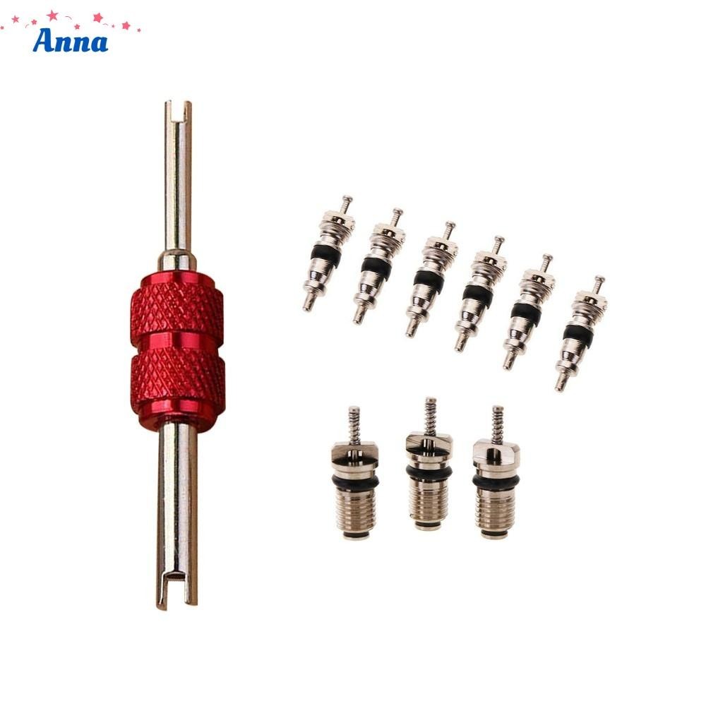 【Anna】Air Conditioning Valve Cores Copper Red Silver A/C System High Quality