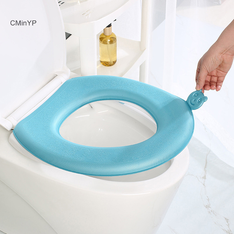 Vỏ bọc bồn cầu chống thấm nước CMinYP EVA dày bốn mùa Tấm lót vệ sinh đa năng Glory