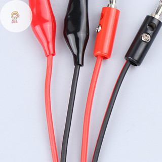 Twe 1Pc Kiểm Tra Nhiều Mét Dẫn Dây Cáp 100cm Hai Đầu Chuối Cắm Vào Cá Sấu Kẹp Đầu Nối Điện DIY Dụng Cụ VN