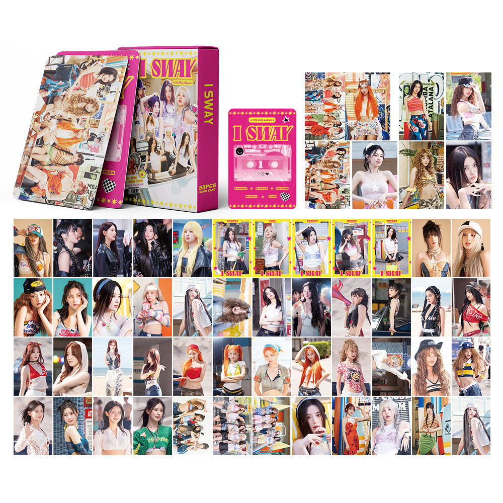Linxx 55 Chiếc (G) I-DLE I SWAY Album Lomo Card Kpop Photocards Bưu Thiếp Series