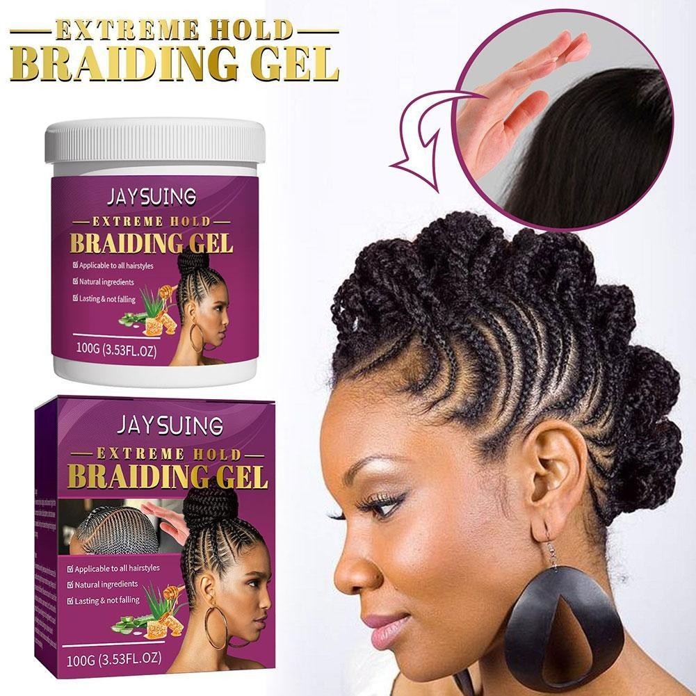 Hair Twist Braiding Gel Extreme Hold Edge & Braid Control Tạo Kiểu Tóc Kem Z5w8