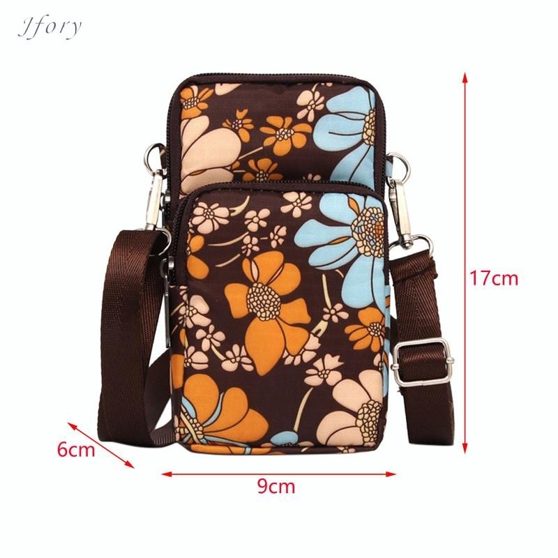 Túi đựng điện thoại di động Jfory, Ví bỏ túi, Túi đeo trước, Dây đeo vai có thể điều chỉnh, Mini