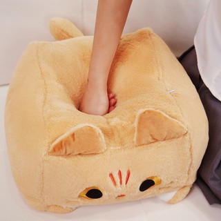Plus Hot Dễ Thương Vuông Mèo Sang Trọng Gối Sáng Tạo Mèo Dễ Thương Sang Trọng Đồ Chơi Phòng Ngủ Gối Trang Trí Bé Gái Trẻ Em Có Thể Được Đặt Ra Ở Các Vị Trí Khác Nhau Quà Tặng Sinh Nhật Quà Tặng Giáng Sinh