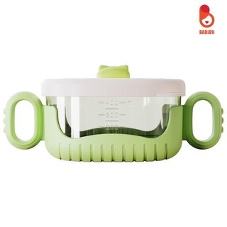 XẢ KHO - Bát ăn dặm, cốc ăn dặm chia vạch 400ml kèm tay cầm cho bé