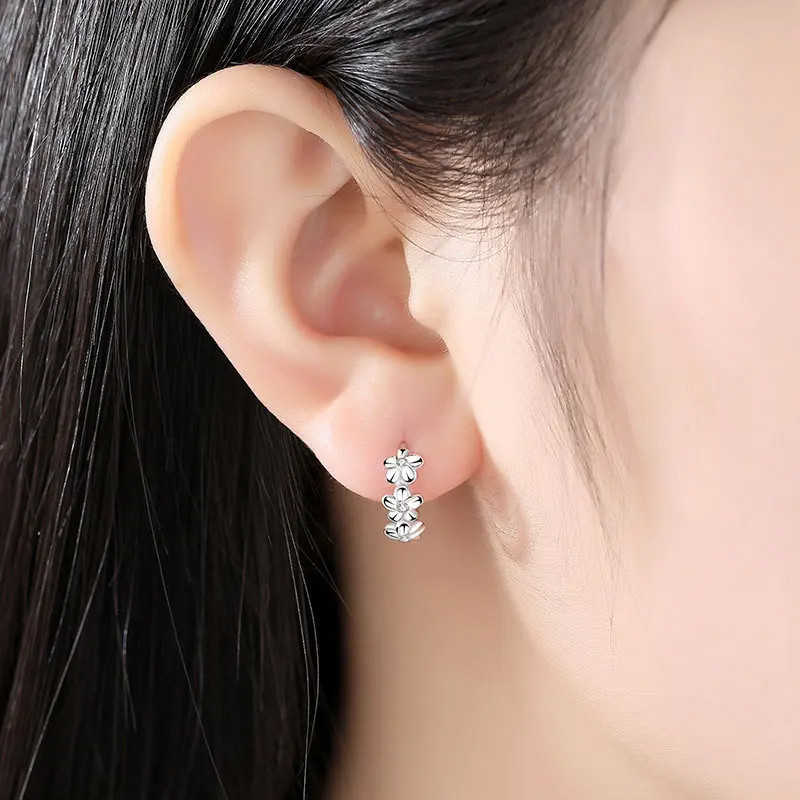 Bông tai kim bạc URMYLADY 925 dành cho nữ Thời trang cưới Trang sức chất lượng cao
