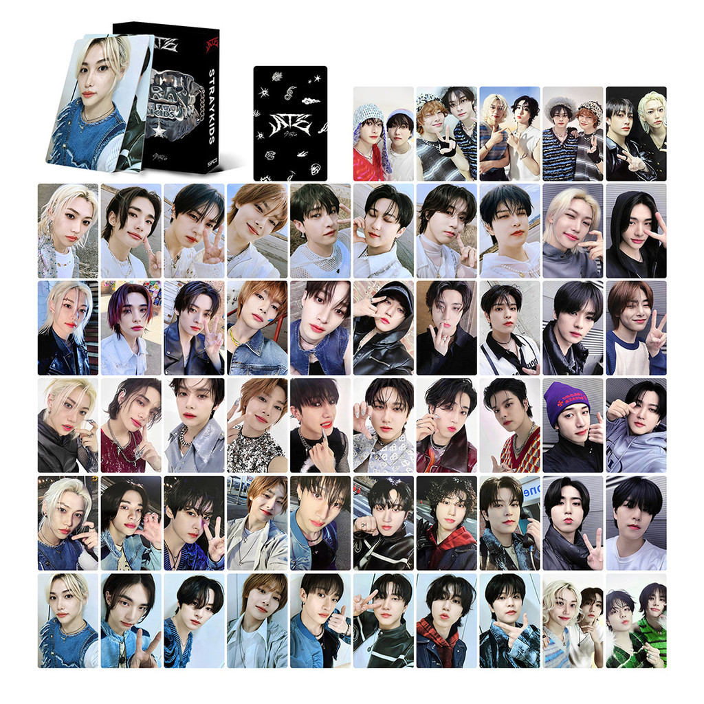 Byhsoep Stray-Kids 5 Star Album Fotokaarten 220 stuks, Stray-Kids Lomo