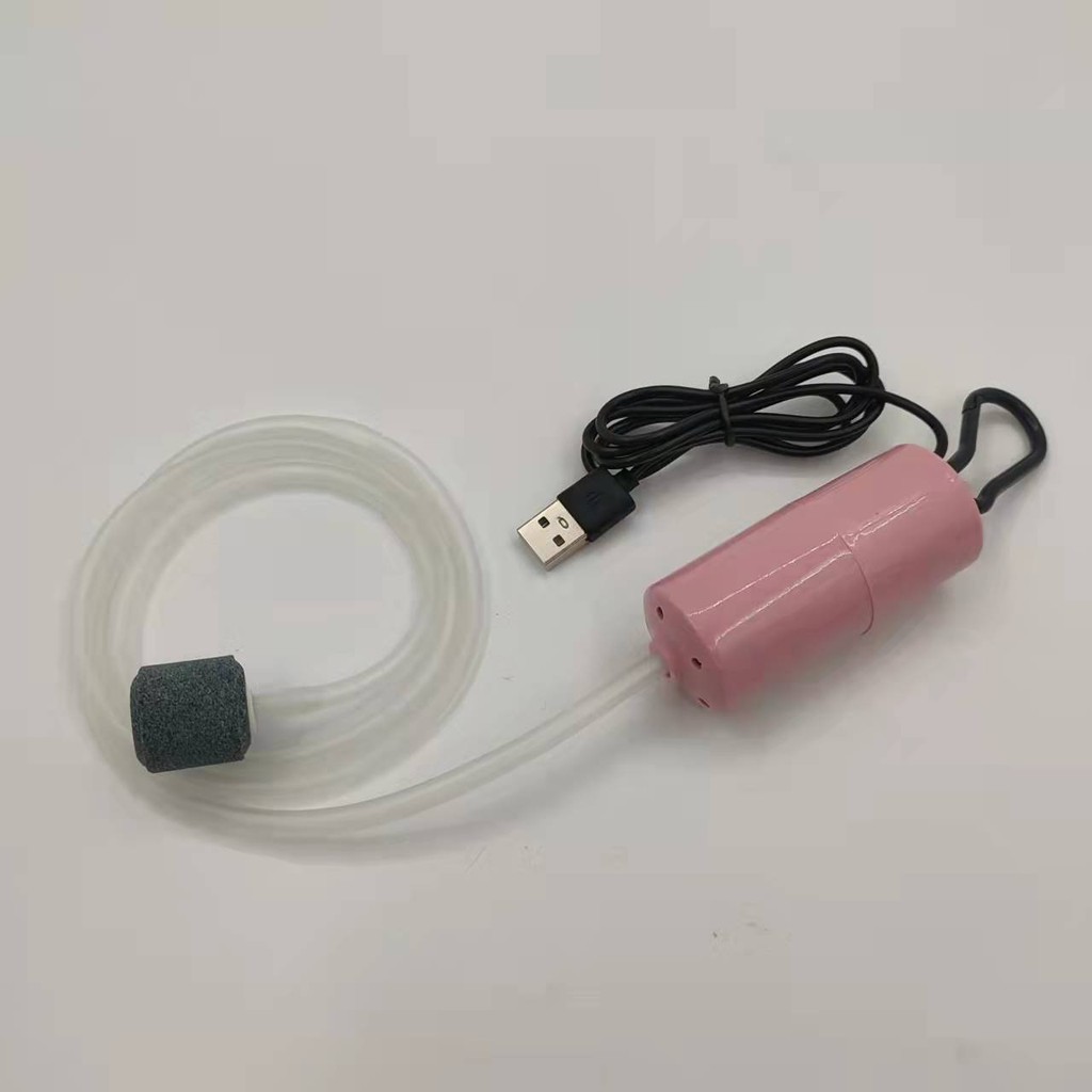 Máy Sủi Mini Kết Nối USB  Đi Câu Siêu Êm, Siêu Tiện Lợi