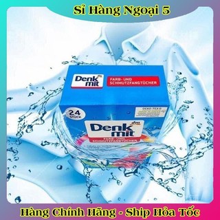 [auth] Giấy hút màu và chống phai màu quần áo DENKMIT 24 tờ- Nội địa Đức Đủ Bill [Hot]