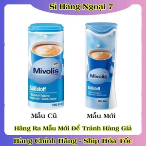 ĐƯỜNG ĂN KIÊNG MIVOLIS CHO KETO, DAS TIỂU ĐƯỜNG HỘP 1200 VIÊN (HÀNG AIR ĐỨC)