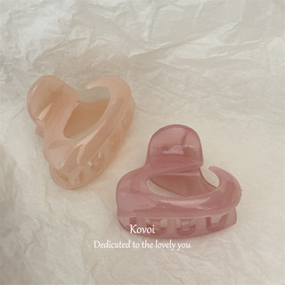 Kovoi / thạch Hồng Kỳ Lạ Dễ Thương Nhỏ Lấy Kẹp Nữ Ngọt Ngào Tất Cả Trận Đấu Tóc Lấy Tóc Cao Cấp Cá Mập Kẹp