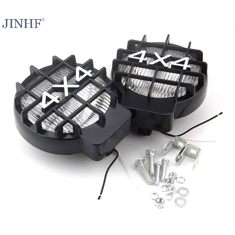 Jinhf 1X 5.5 "4X4 Tròn Off Road Trắng Lái Xe Haen ATV Đèn Sương Mù Spotlight HOT