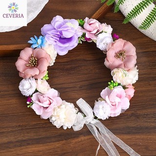 Vòng hoa đội đầu cô dâu, phù dâu, ngày tốt nghiệp của, chụp ảnh kỷ yếu CEVERIA