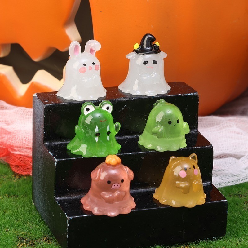 [Đặc sắc] Đồ trang trí dạ quang Halloween - Trang trí nội thất phong cảnh vi mô - Đạo cụ khí quyển lễ hội ma - Tượng nhựa phát sáng - Trang trí xe hơi bằng nhựa hoạt hình