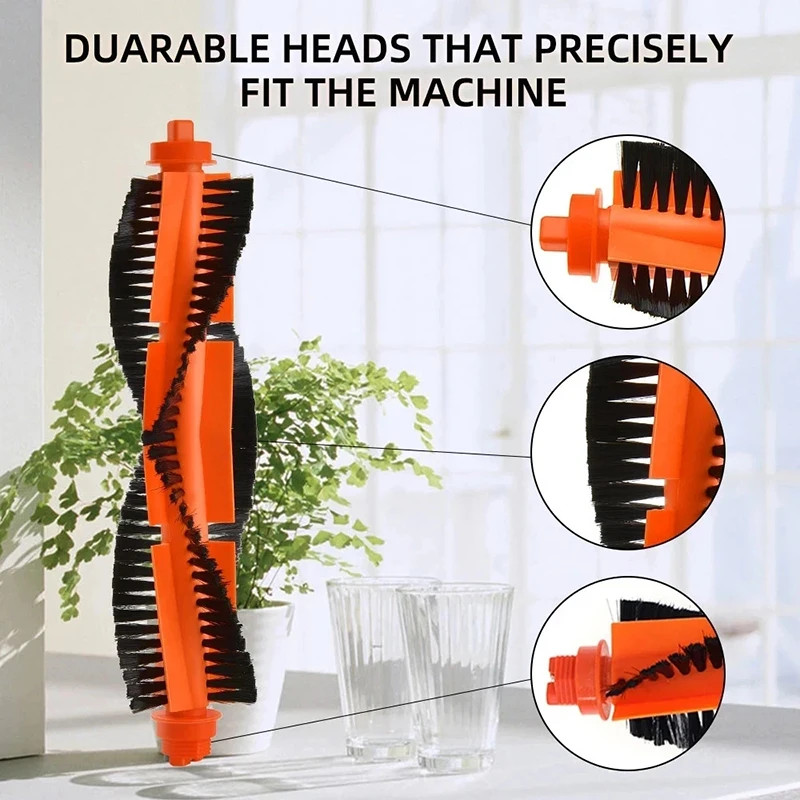 Robot hút bụi XIAOMI 3C Nâng cao E10 C103 B112 Phụ tùng thay thế: Con lăn / Bàn chải bên, Lau nhà, Bộ lọc, Bình nước 2 trong 1