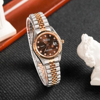 [Màu đặc biệt] Đồng Hồ NữOlym Pianus OP68322 LSR  Nâu Chính Hãng