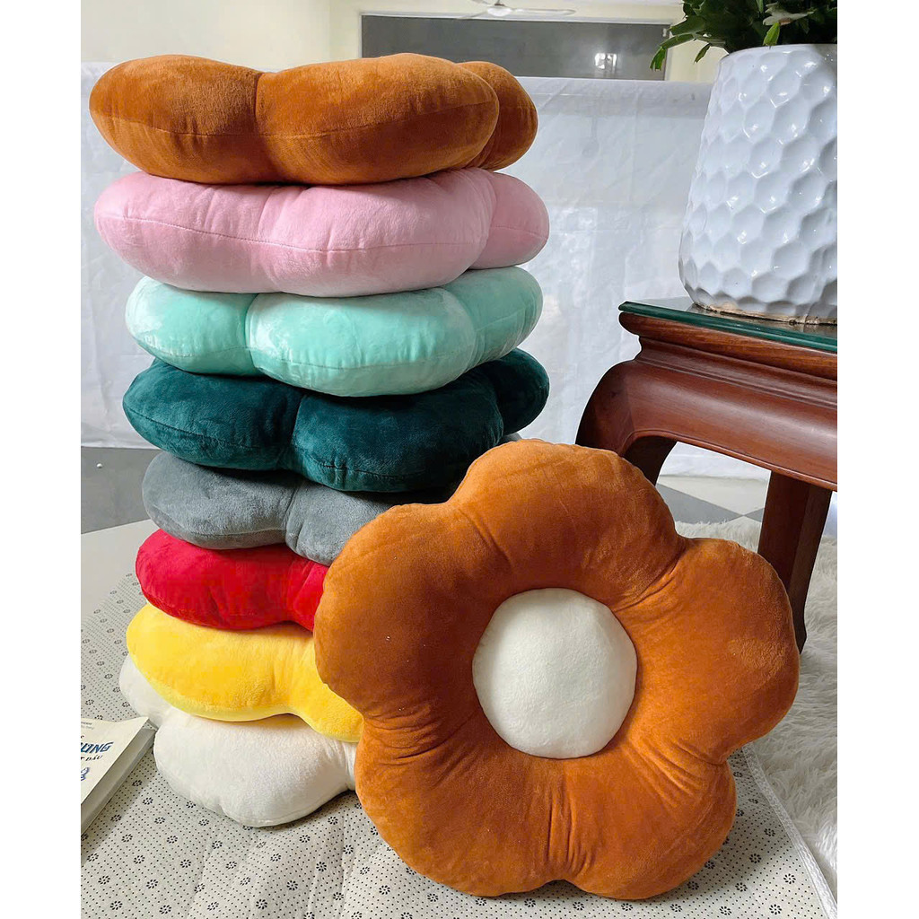 Tổng Hợp Đệm Lót Ghế Ngồi Bệt – Ghế Hình Bông Đủ Màu Sắc Đường Kính 40-60cm - MemminCarpet - GB70