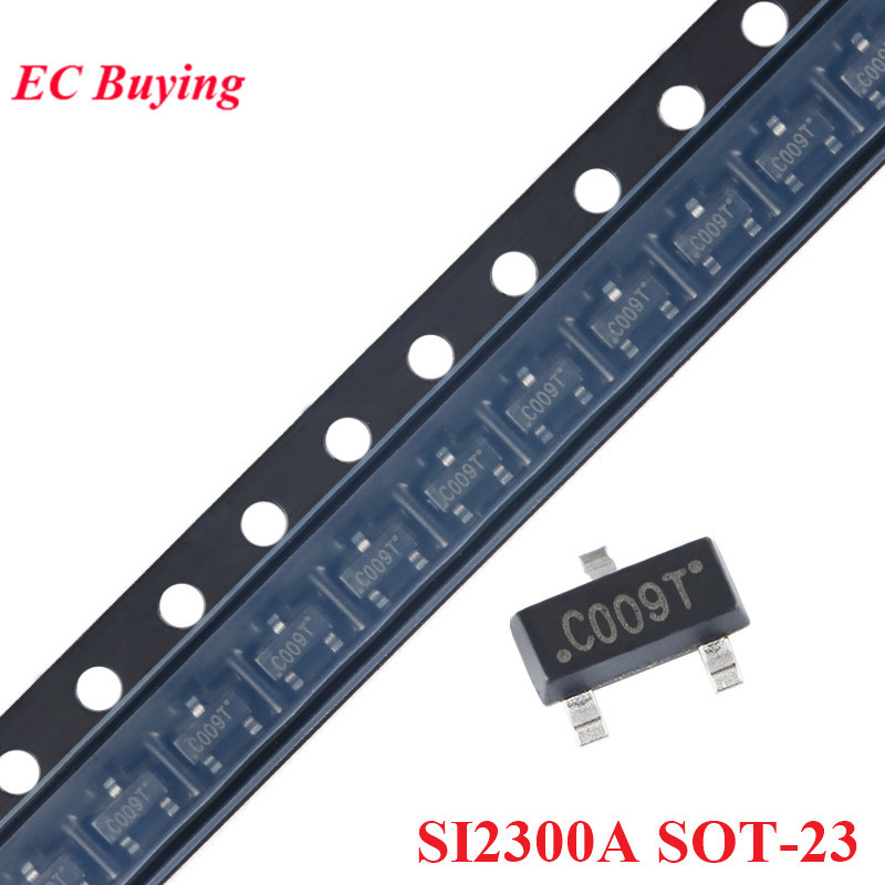 50 Cái / 10 Chiếc SI2300 SI2300A SOT-23 2300 SOT23 C009T A00 20V / 6A N ...