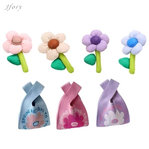 Túi đeo tay Jfory Knot Túi Tote móc Túi dệt kim tay thẩm mỹ