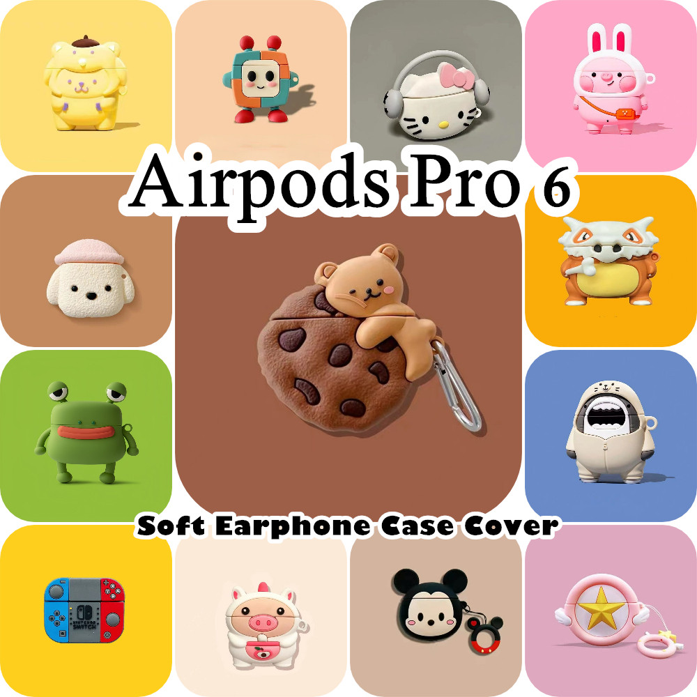 [Ngôi sao tương lai] Dành cho vỏ Airpods Pro 6 Vỏ silicon mềm Phim hoạt hình Vỏ tai nghe đơn giản NO.5
