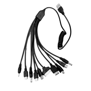 Dây sạc USB đa năng Treeling 10 đầu nối khác nhau cho điện tử