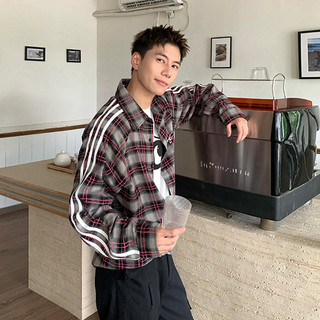Áo sơ mi nam EERSHENSHI Mỹ hợp thời trang đổ xô áo khoác kẻ sọc dài tay cổ điển cao cấp