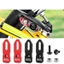 Mở rộng Caliper phanh CHEESELY màu đỏ đen dành cho bộ bánh xe đạp từ hợp kim nhôm