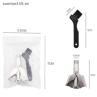 Srvn 1 Tông Đơ Cắt Mũi Cho Nam Di Động Bằng Thép Không Gỉ Tông Đơ Hướng Dẫn Sử Dụng Cho Máy Cạo Râu Có Thể Giặt Mũi Tai Kéo Tóc.