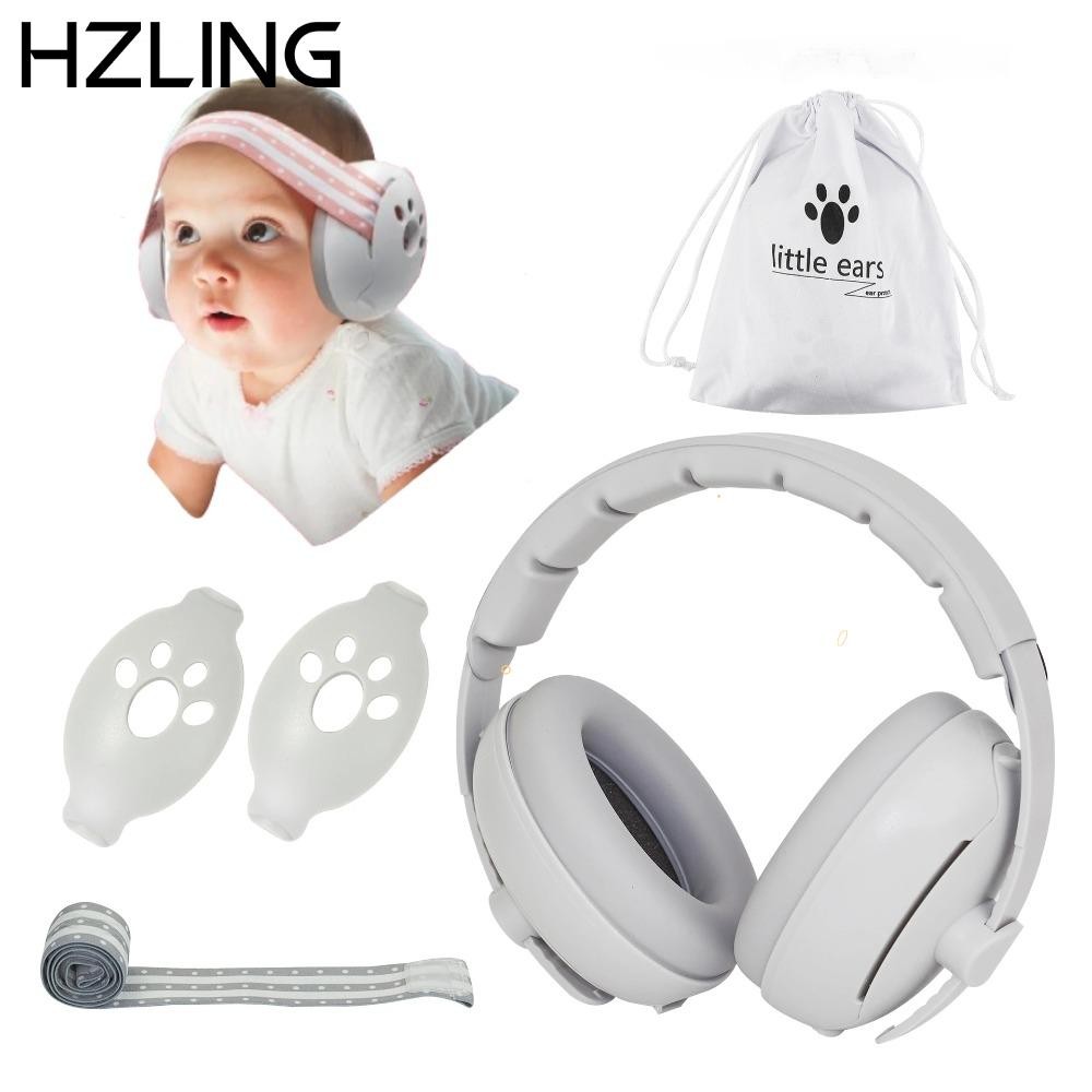 Tai nghe khử tiếng ồn cho bé HZLING, cải thiện giấc ngủ Tai nghe bảo vệ tai cho bé 2 trong 1, Thiết kế chuyển đổi chất lượng cao Nút bịt giảm tiếng ồn có thể điều chỉnh di động