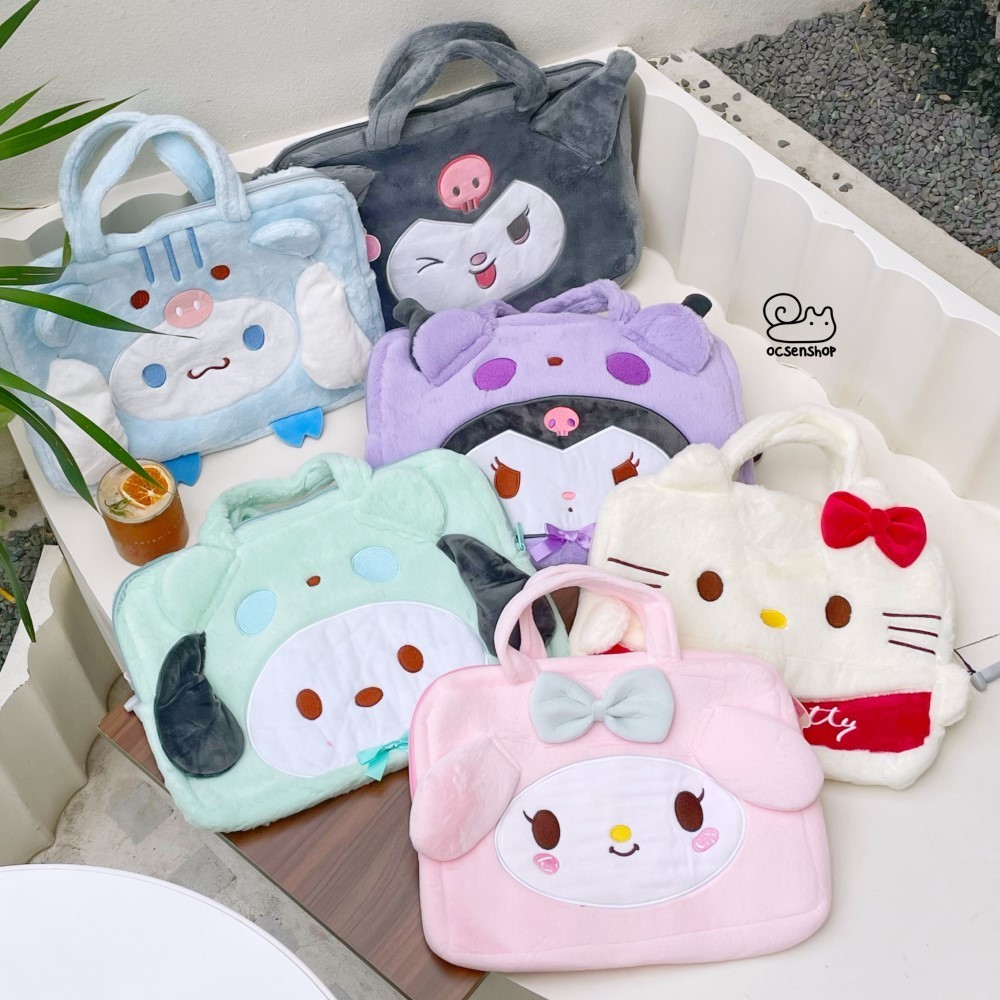 Túi laptop bông Sanrio