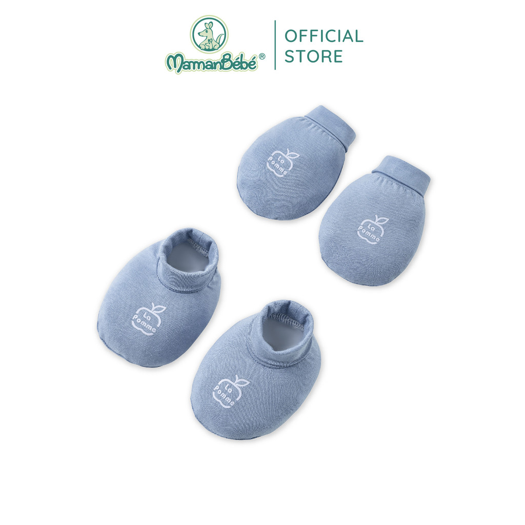 Ảnh Set bao tay bao chân La Pomme pastel 1