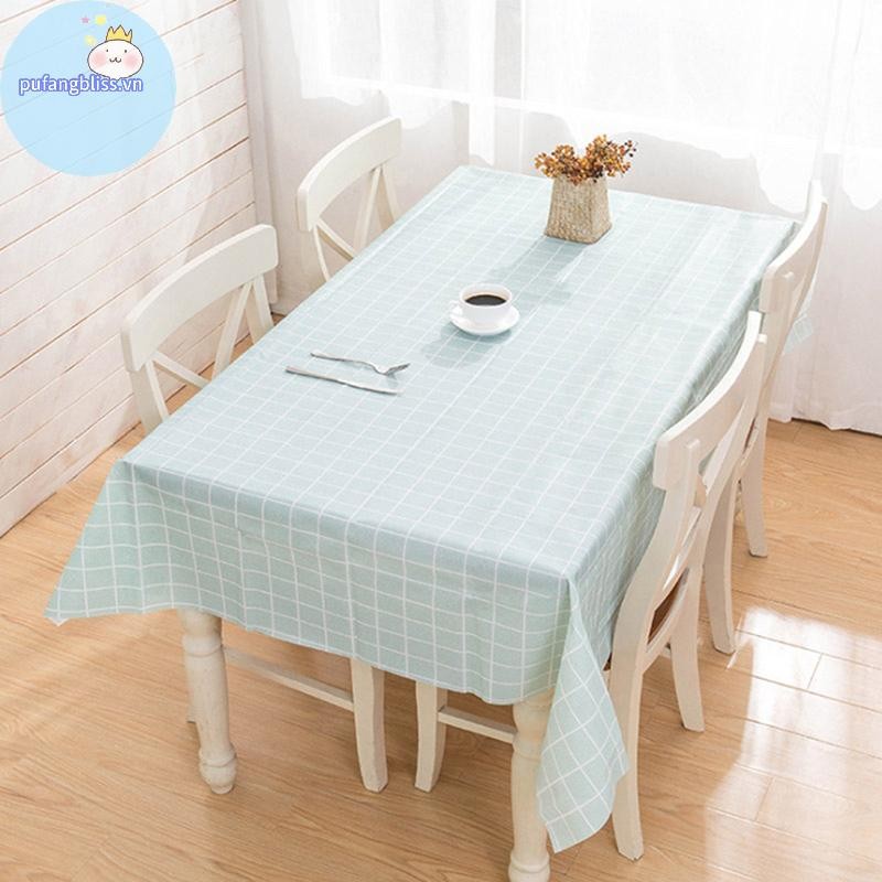 Pufangbliss Khăn Trải Bàn Chống Thấm Nước Khăn Trải Bàn Khăn Lau Sạch Tiệc Khăn Trải Bàn Có VN