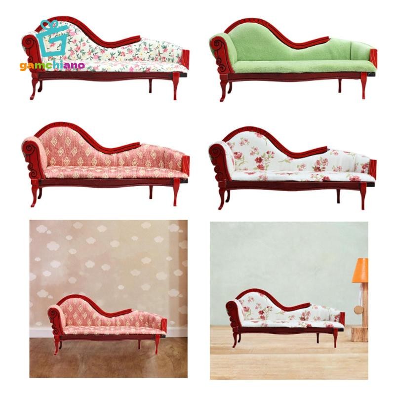 Gamchiano Tỉ Lệ 1: 12 Nhà Búp Bê Mini Sofa Mô Phỏng Nội Thất Nhà Búp Bê Cho Phòng Mini