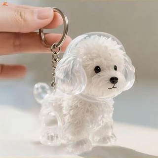 Bộ sưu tập tóc thú cưng Mặt dây chuyền Móc khóa nhẹ Ví chìa khóa Túi xách với bùa dễ thương cho bữa tiệc đa năng Quà tặng thiết yếu