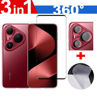 Dành Cho Huawei Pura 80 Pro Plus 5G Kính Cường Lực Cho Huawei Pura 80 70 Pro Plus Ultra 5G HD Bảo Vệ Màn Hình Chống Rơi Bảo Vệ Toàn Diện 3 Trong 1 Với Bảo Vệ Ống Kính Máy Ảnh + Phim Sau