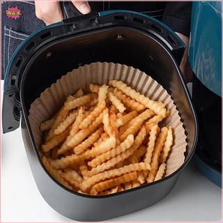 N & X 25 / 50 Chiếc Nồi Chiên Không Khí Dùng Một Lần Giấy Lót Giỏ Chống Dính Dầu Parchment Tròn Airfryer Giấy Nướng Bánh Phụ Kiện Nhà Bếp.