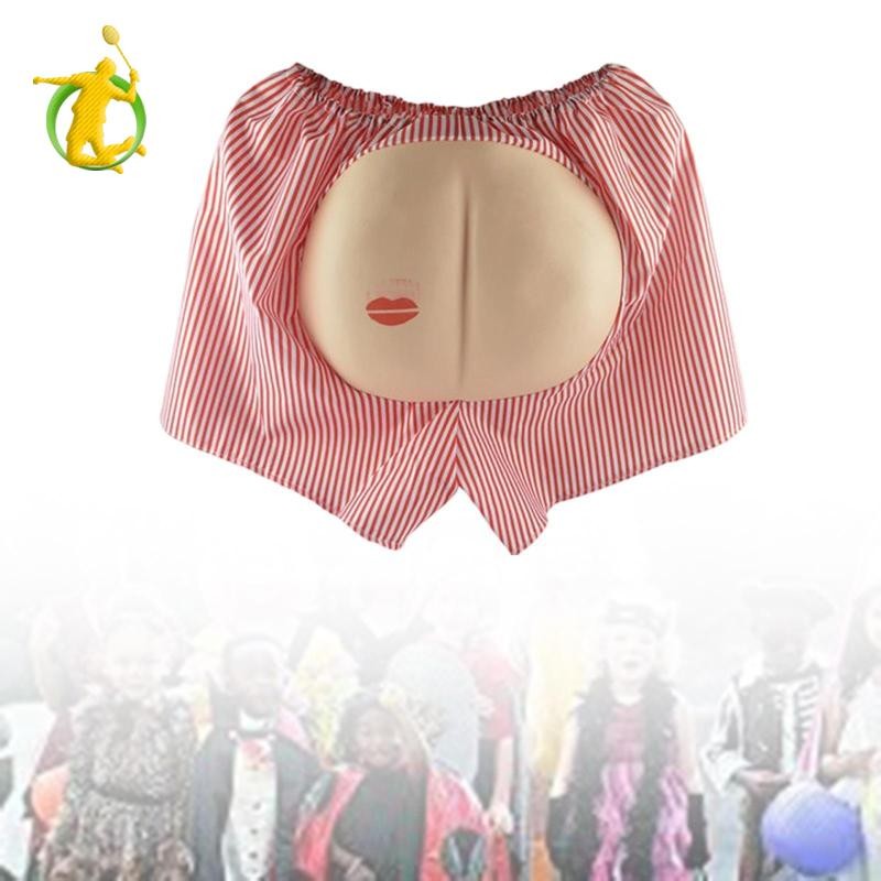 Hài hước Tháng Tư Cá Trang Phục Đảng Đạo Cụ Prank Trang Phục Ngộ nghĩnh Quần Short Mông Giả
