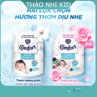 [Live] - Combo Túi Nước Giặt Omo Matic Cho quần áo bé yêu 3.6kg + Nước Xả Vải Comfort Dịu Nhẹ Túi 1.7L